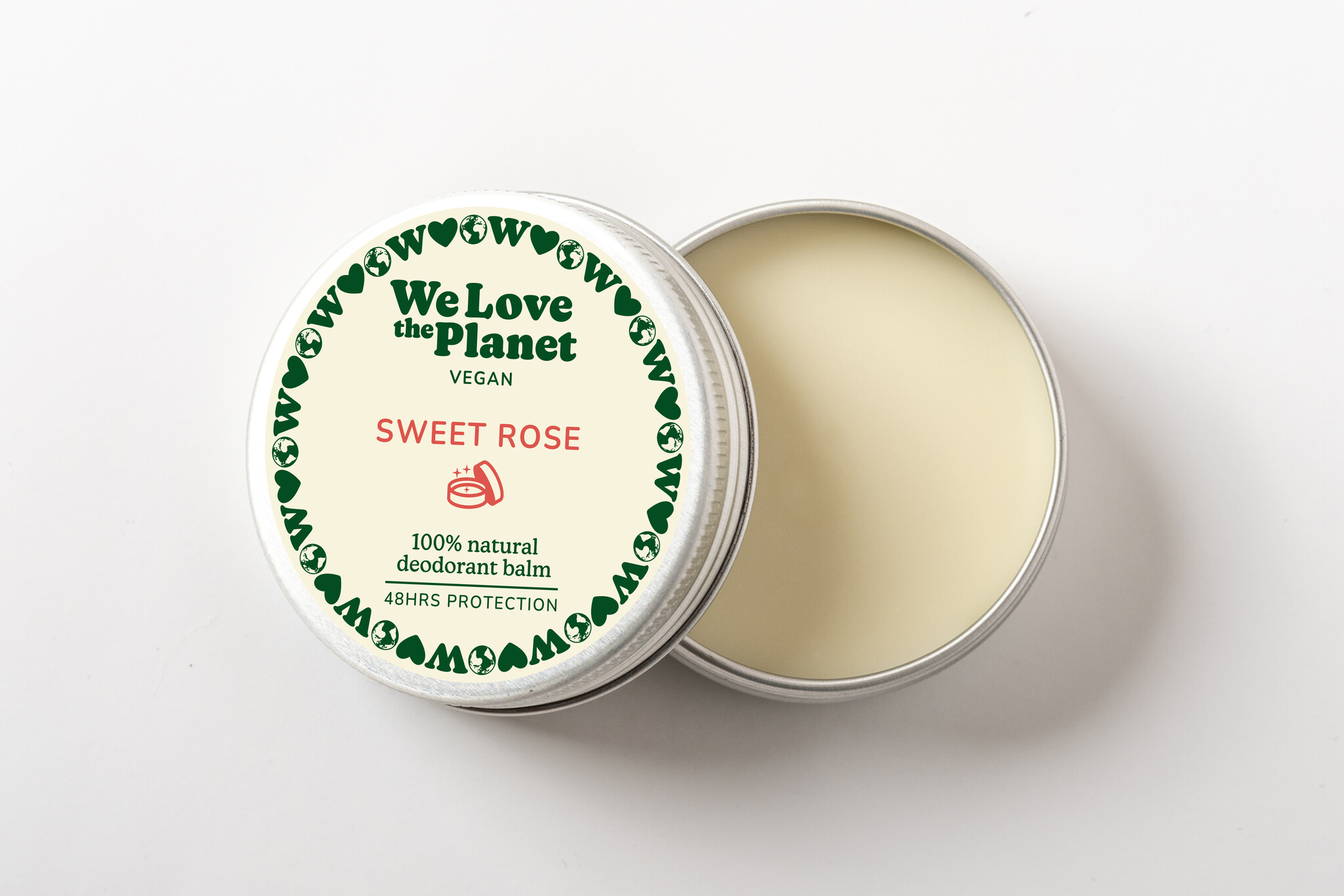 We Love The Planet Deodorant balm 35 g - Sweet Rose (Vegan)