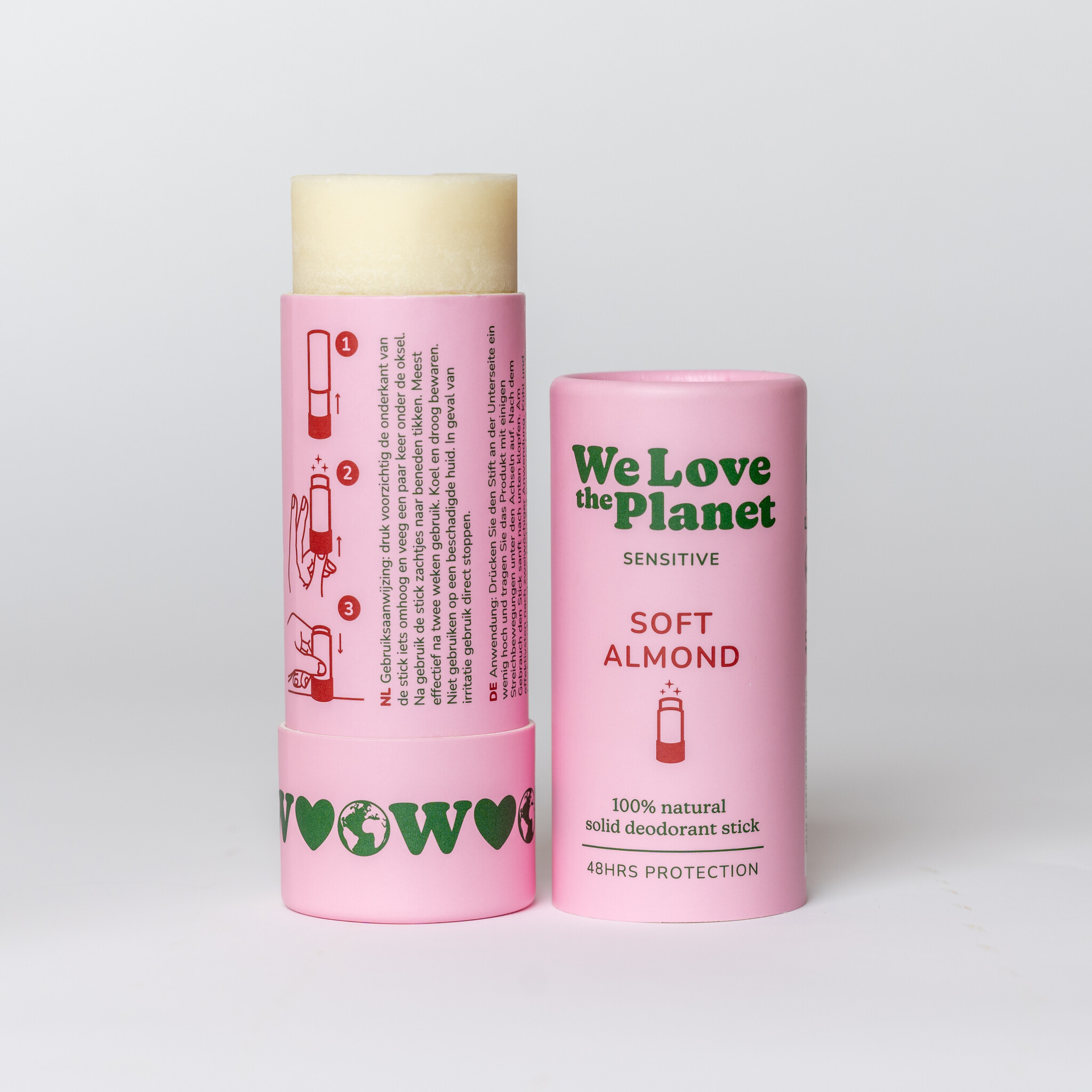 We Love The Planet Deodorant stick 40 g - Soft Almond (Sensitive)