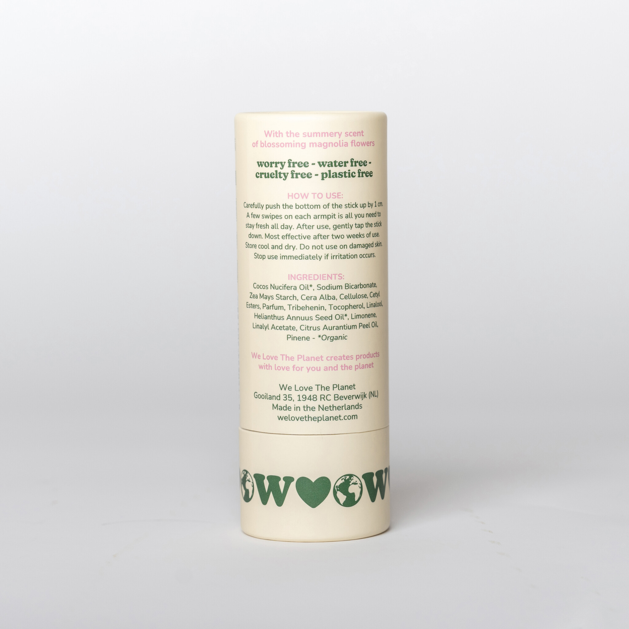 We Love The Planet Deodorant stick 40 g - Chic Magnolia
