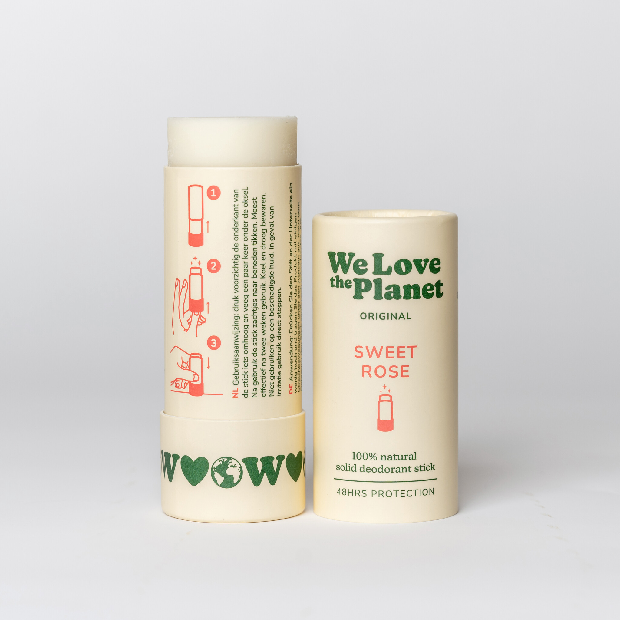 We Love The Planet Deodorant stick 40 g - Sweet Rose