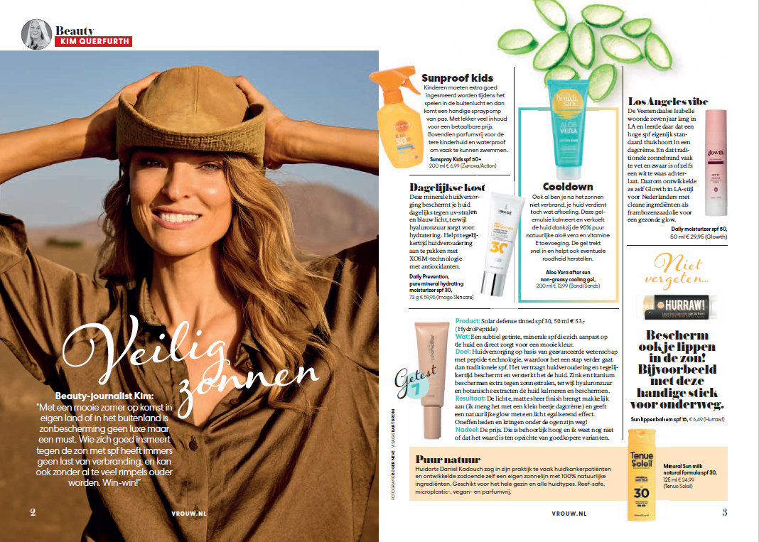 Hurraw! Sun in Vrouw Magazine