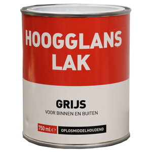 Vrijgevig Outlook optie Hoogglans Lak - 750 ml Grijs - VerfonlineXL