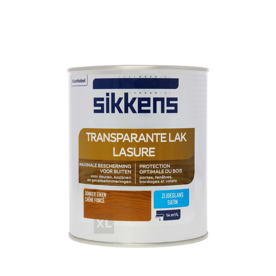 Transparante Lak Zijdeglans 750 ml - Donker Eiken-1