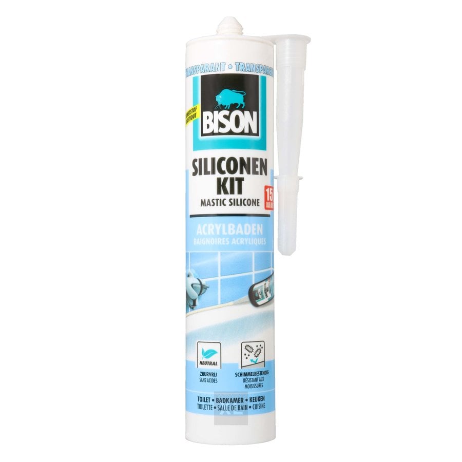 Siliconenkit Acrylbaden 310ml-2