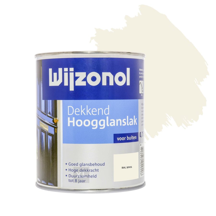 Dekkend Hoogglanslak 750 ml RAL 9001-3