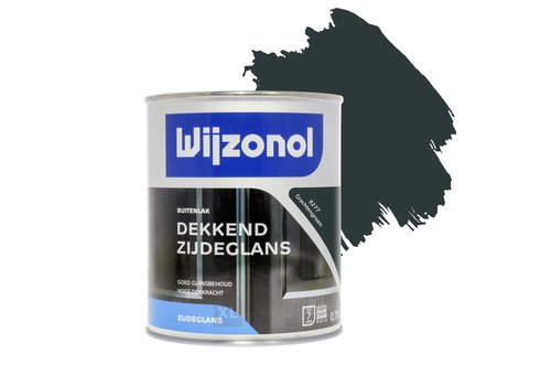  Wijzonol Dekkend Zijdeglanslak 750 ml 9277 Grachtengroen 