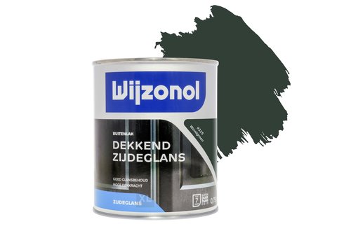  Wijzonol Dekkend Zijdeglanslak 750 ml 9325 Woudgroen 