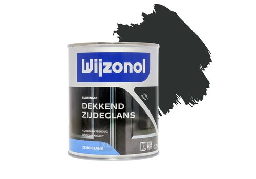  Wijzonol Dekkend Zijdeglanslak 750 ml 9450 Zwart 