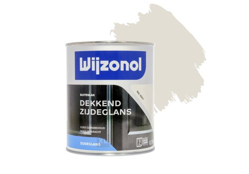  Wijzonol Dekkend Zijdeglanslak 750 ml RAL 9001 