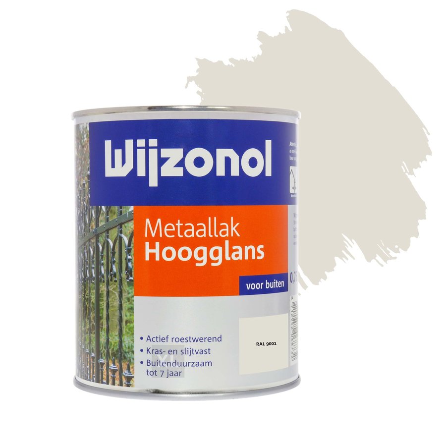 Metaallak Hoogglans RAL 9001-3