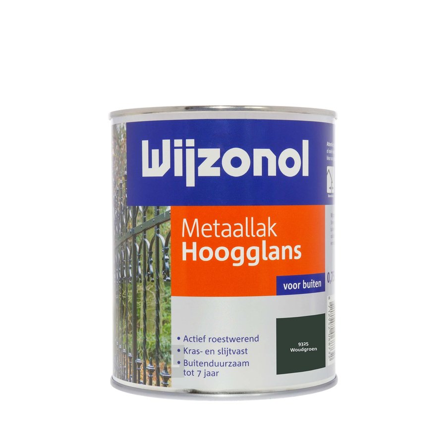 Metaallak Hoogglans 9325 Woudgroen-4