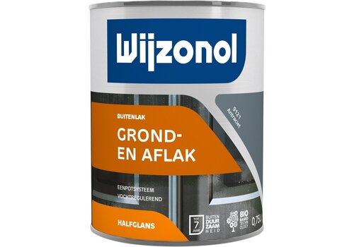  Wijzonol Grond- en aflak - 750 ml 9121 Antraciet 