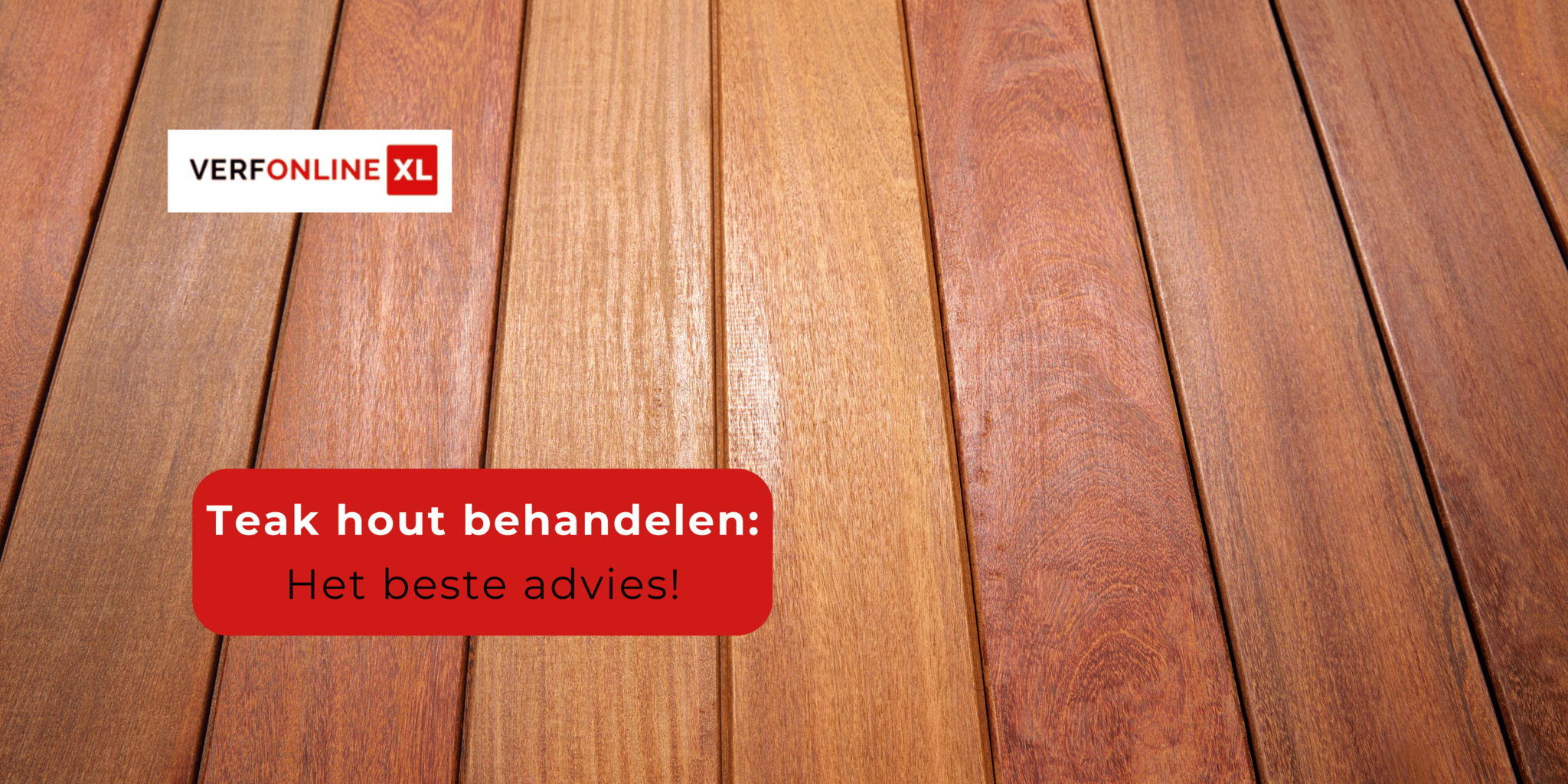 Teak hout behandelen