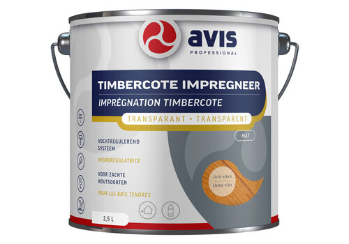  Avis Timbercote Impregneer - Licht Eiken 