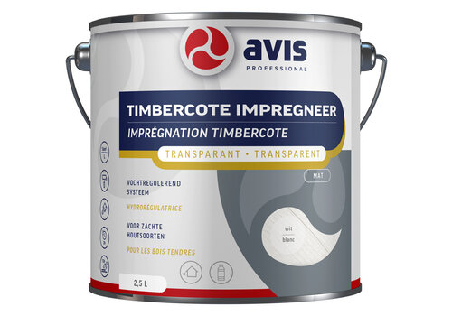  Avis Timbercote Impregneer - Wit 