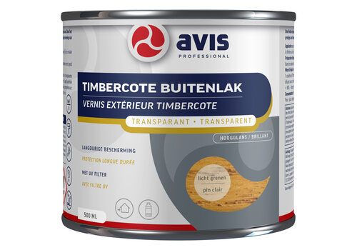 Avis Timbercote Transparant Hoogglans - Licht Grenen 