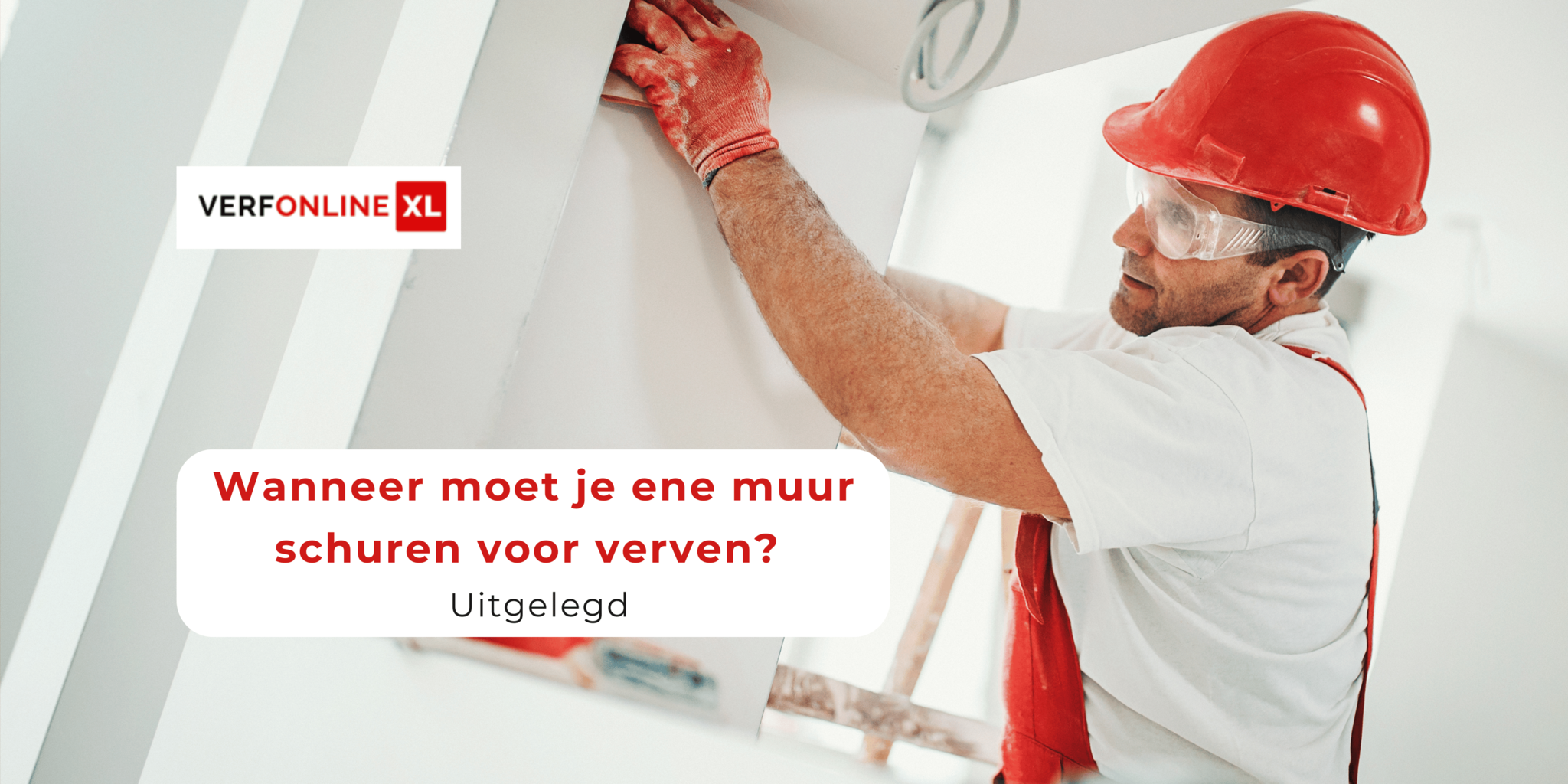 Wanneer muur schuren voor verven
