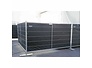Bouwhekzeil 176x341cm PE 150 gr/m² - Zwart