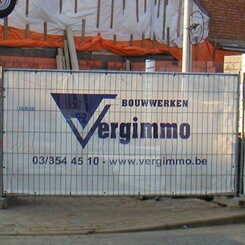 Bouwhekzeil PVC gaas 280