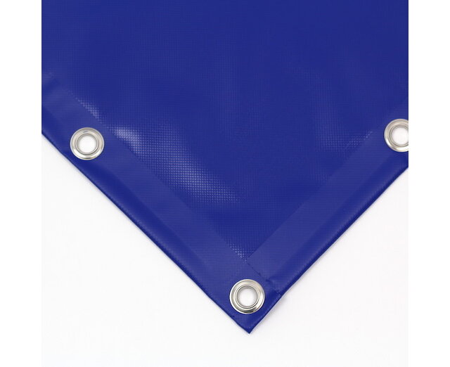 Bâche PVC 600 ignifugée norme M2 sur mesure - Bleu