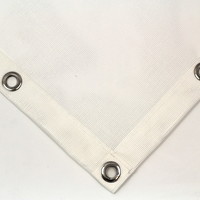 Filet PVC en treillis 340 PVC 320 B1 sur mesure - Blanc