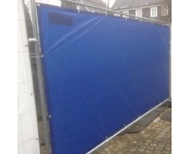 Bouwhekzeil 176x341cm PE 150 gr/m² - Zwart