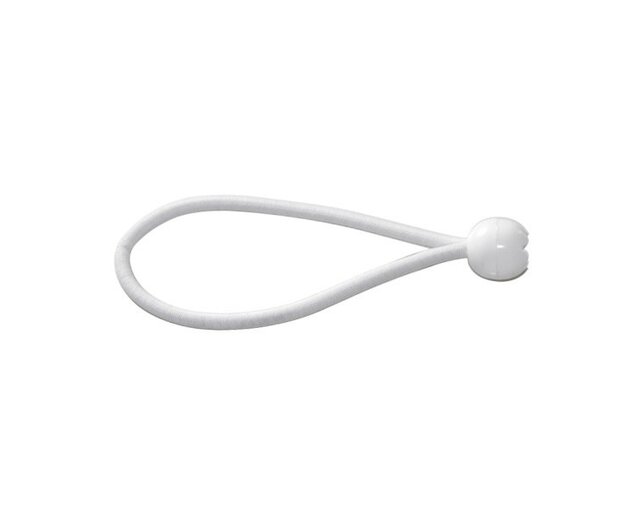 Spanrubber diam. 6mm - met bal