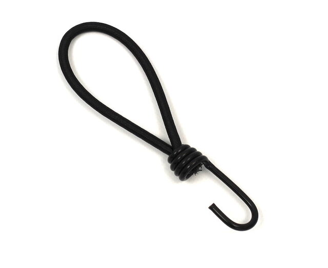 Spanrubber diam. 6mm - met haak