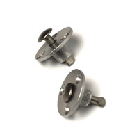 Pitons de bois rétractables en inox/Aluminium diam. 10 mm