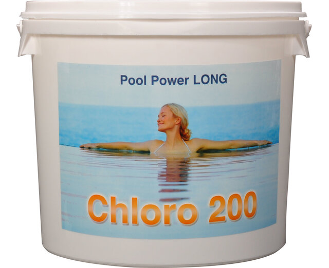 Chloor tabletten (200gr) voor zwembad 5kg