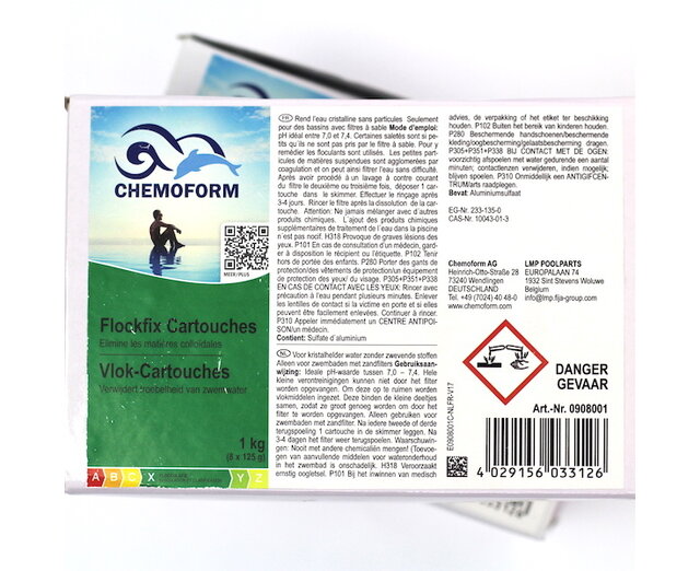 Vlokmiddel voor zwembad (1 kg)