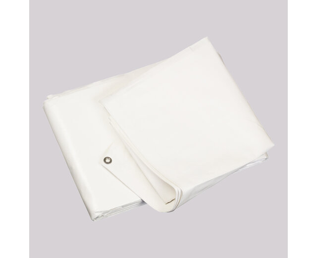 Bâche 6x10m 'Extra' PE 250 gr/m² - Blanc