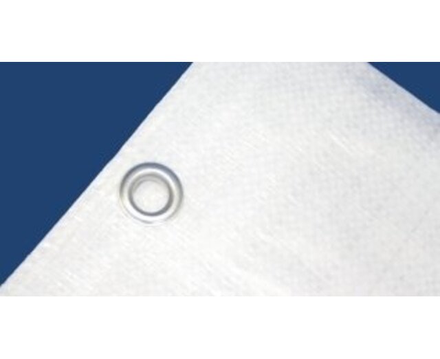 Bâche 8x10m 'Extra' PE 250 gr/m² - Blanc