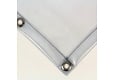 Transparant dekzeil PVC 500 gr/m² met ruitjes
