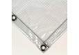 Transparant dekzeil PVC 430 gr/m² met ruitjes