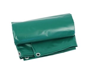 Bâche étanche en PVC 5x5 Vert  Bien résistant aux UV - En stock -   - commandez votre bâche online