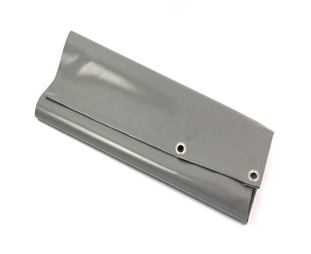 Dekzeil 4x5 PVC 650 ringen 50cm - Grijs