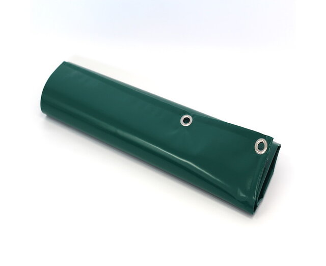 Bâche 10x12 PVC 900 œillets 50cm - Vert