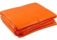 Afdekzeil 6x8m 'Light' PE 100 gr/m² - Oranje
