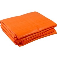 Afdekzeil 8x10m 'Light' PE 100 gr/m² - Oranje