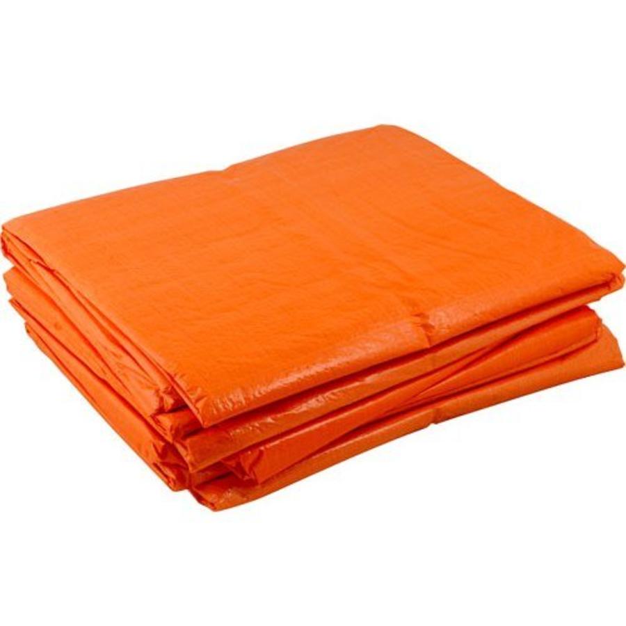 Bâche 8x10m 'Light' PE 100 gr/m² - Orange