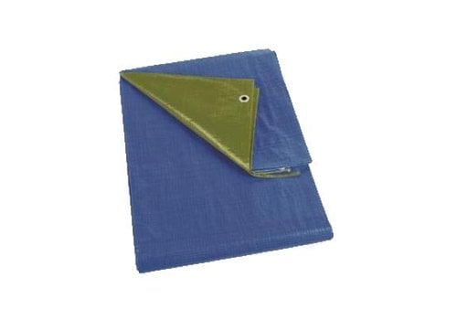 Afdekzeil 10x12m PE 250 - Groen/Blauw