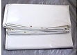 Bâche ignifugée 4x6m PVC 650 ignifugée norme M2/DIN4102-B1 - Blanc