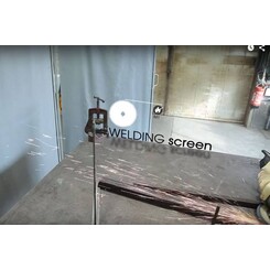 Bâche PVC/fibre de verre 600 ignifuge M1