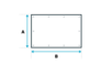 Bâche PVC 650 sur mesure - Rectangle