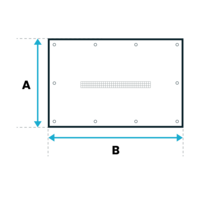 Bâche d'hiver PVC 620 gr/m2 - Rectangle