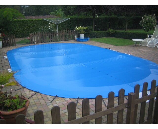 Winterzeil voor zwembad PVC 620 gr/m2 - Ovaal