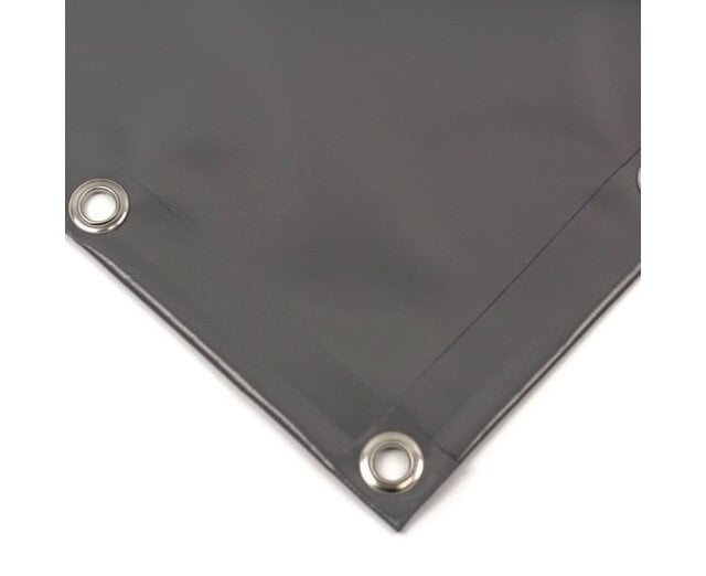 Combinatiezeil PVC gaas 320 met rand PVC 620 - Rechthoek