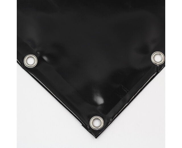 Combinatiezeil PVC gaas 320 met rand PVC 620 - Rechthoek