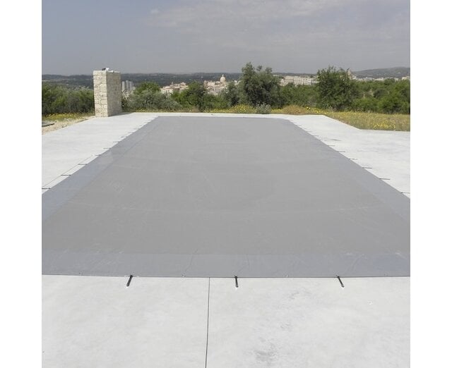 Combinatiezeil PVC gaas 320 met rand PVC 620 - Ovaal